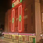 Stockport Plaza Principal Facade at night_restored